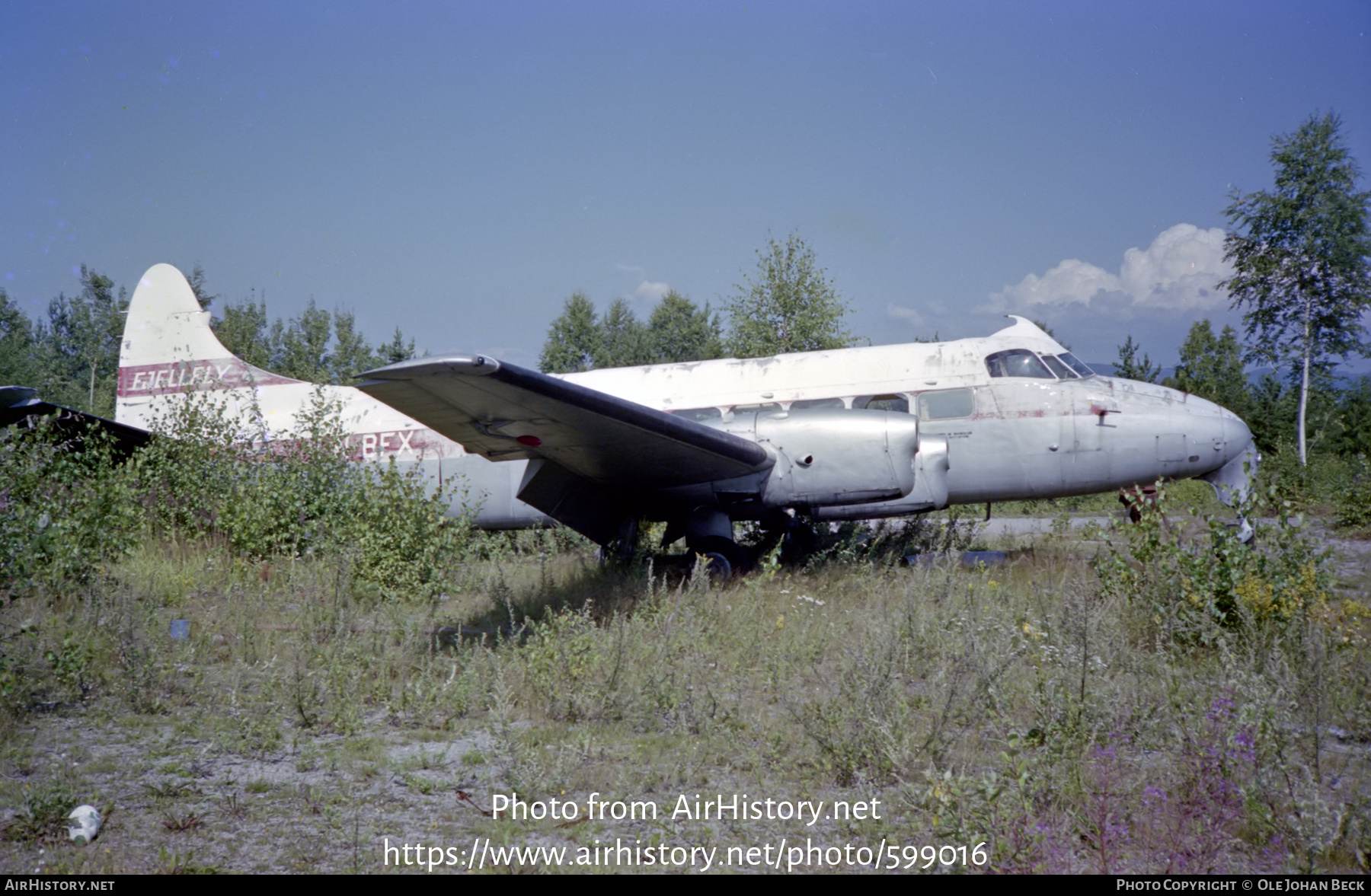 Aircraft Photo of LN-BFX | De Havilland D.H. 114 Heron 1B | Fjellfly | AirHistory.net #599016