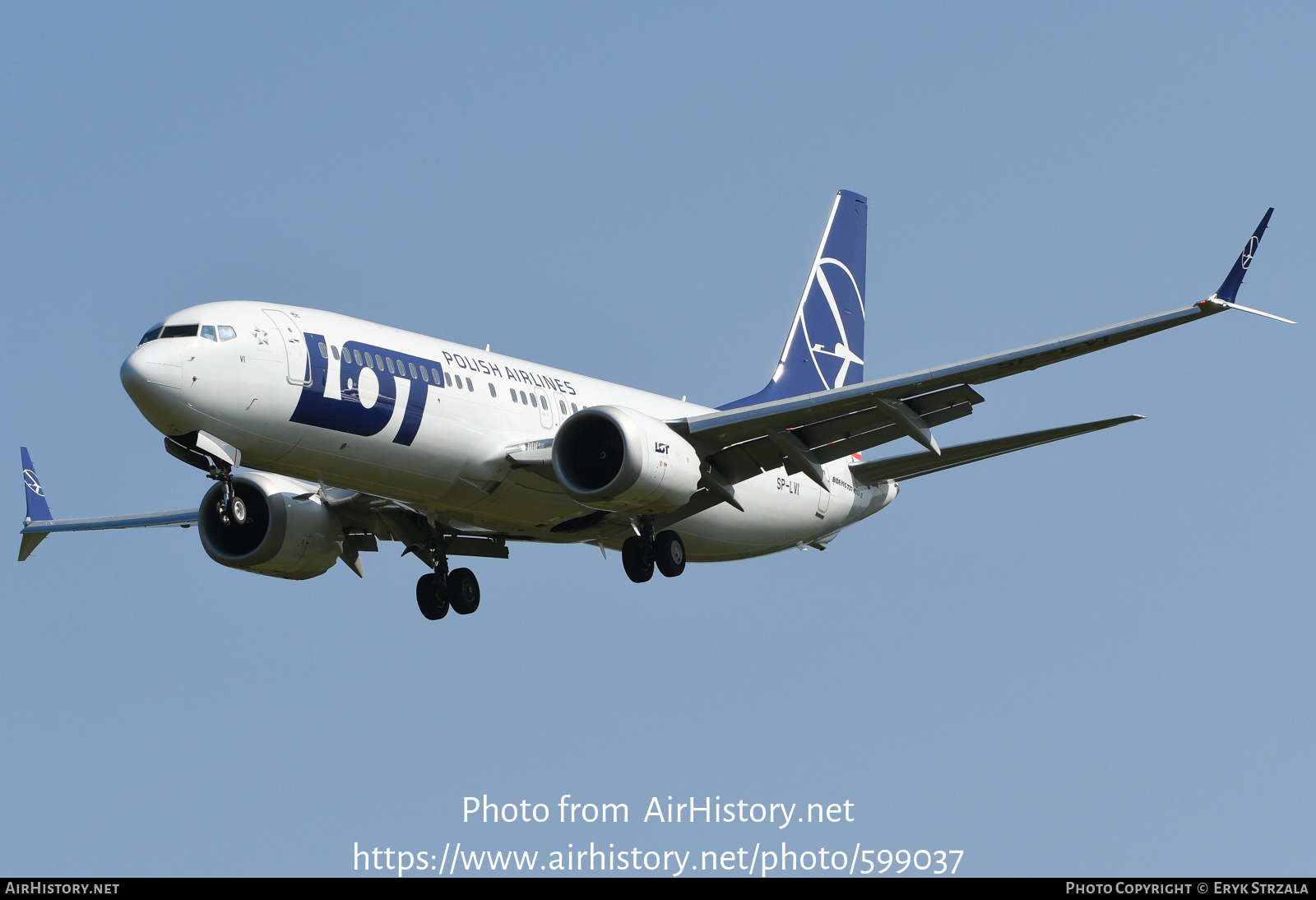 Aircraft Photo of SP-LVI | Boeing 737-8 Max 8 | LOT Polish Airlines - Polskie Linie Lotnicze | AirHistory.net #599037