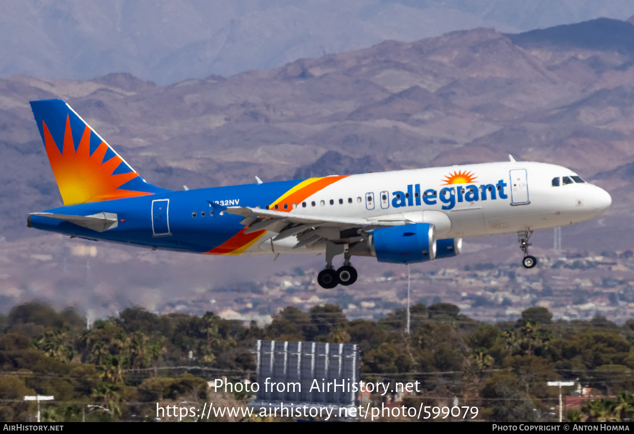 Aircraft Photo of N332NV | Airbus A319-111 | Allegiant Air | AirHistory.net #599079