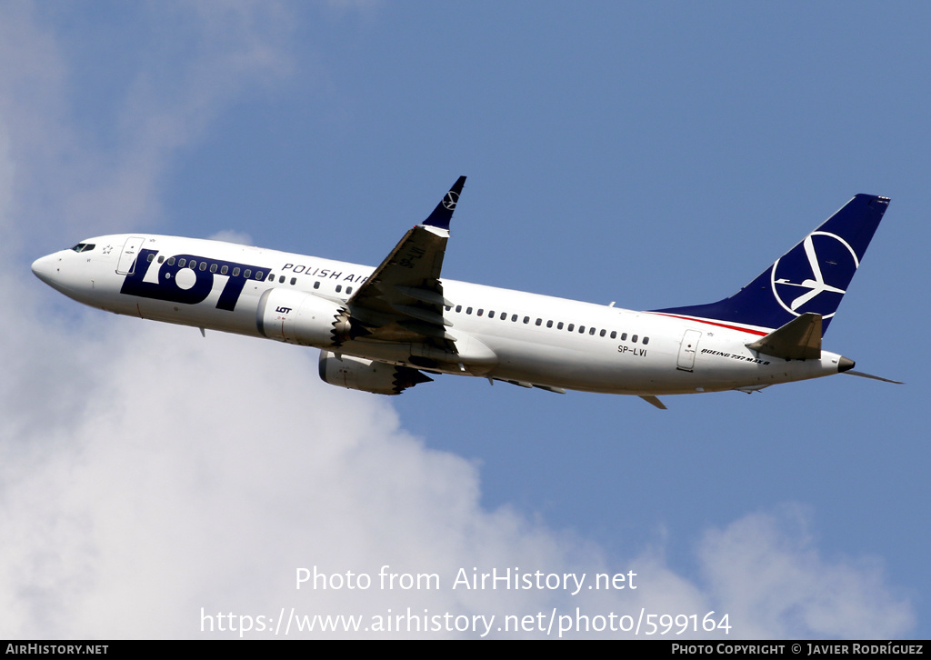 Aircraft Photo of SP-LVI | Boeing 737-8 Max 8 | LOT Polish Airlines - Polskie Linie Lotnicze | AirHistory.net #599164