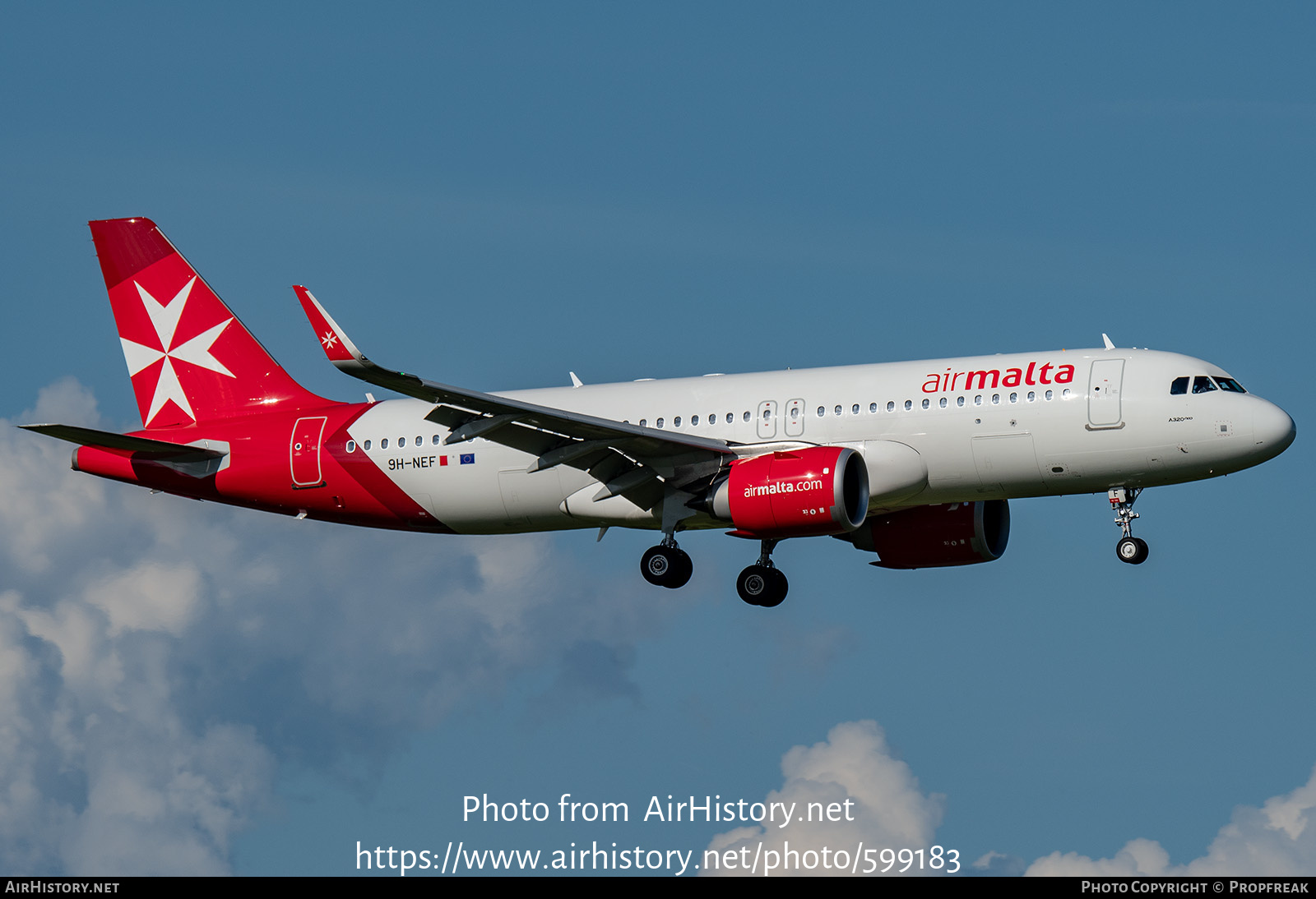 Aircraft Photo of 9H-NEF | Airbus A320-251N | Air Malta | AirHistory.net #599183