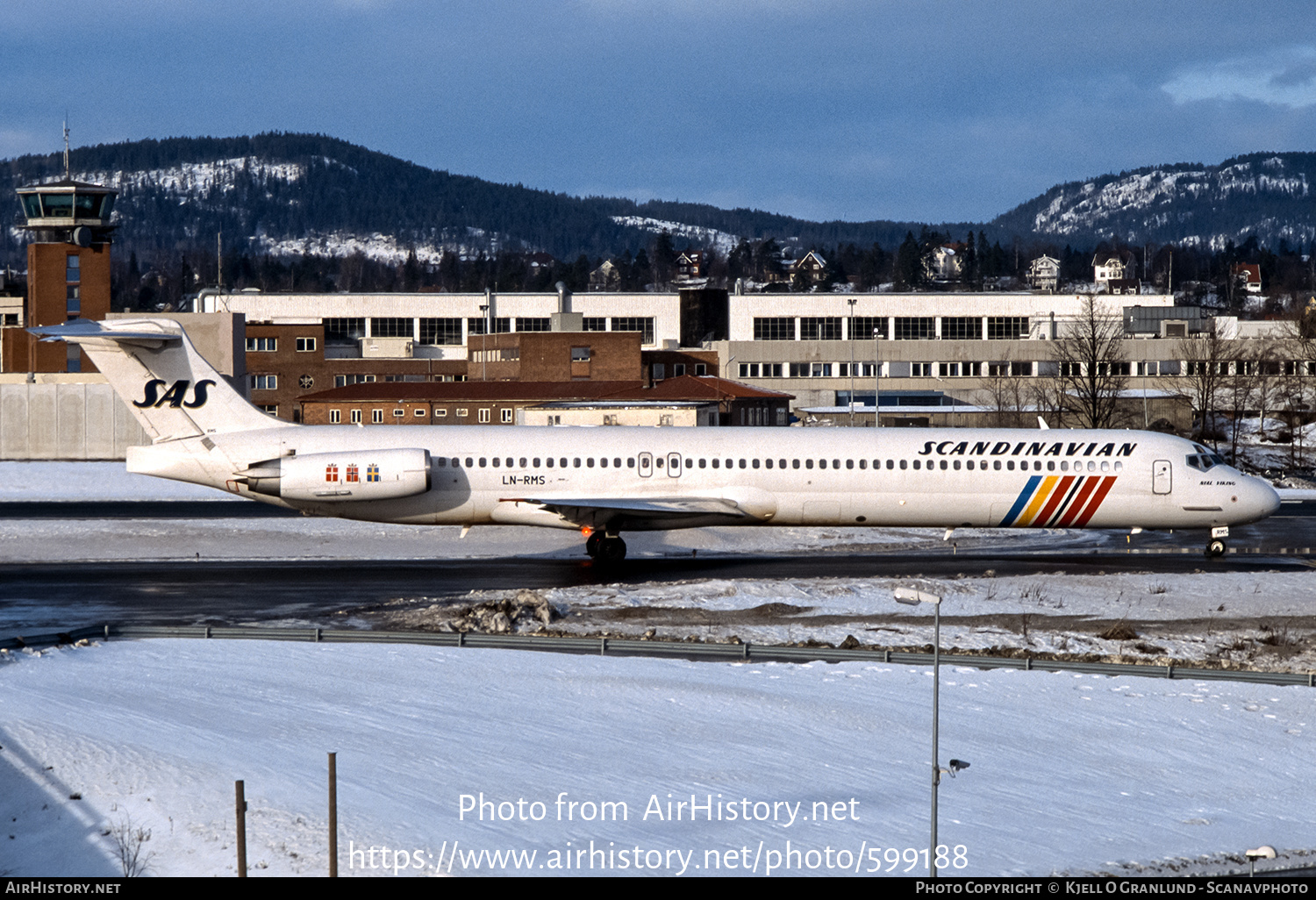 Aircraft Photo of LN-RMS | McDonnell Douglas MD-81 (DC-9-81) | Scandinavian Airlines - SAS | AirHistory.net #599188