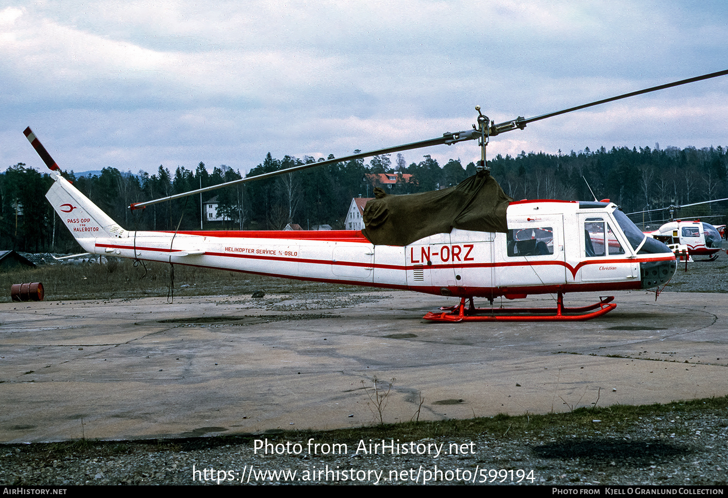 Aircraft Photo of LN-ORZ | Agusta AB-204B | Helikopter Service | AirHistory.net #599194