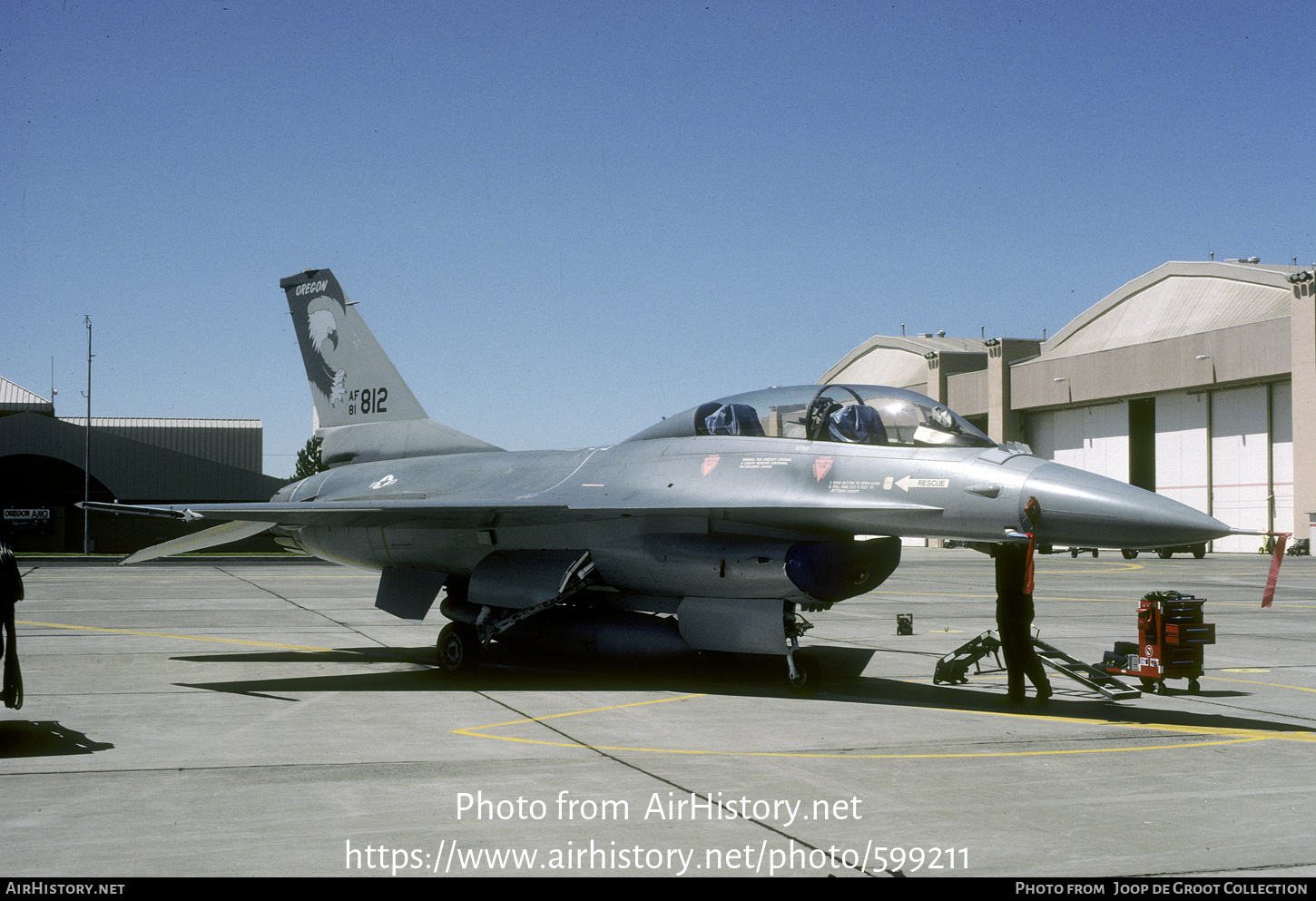 Aircraft Photo of 81-0812 / AF81-812 | General Dynamics F-16B Fighting Falcon | USA - Air Force | AirHistory.net #599211