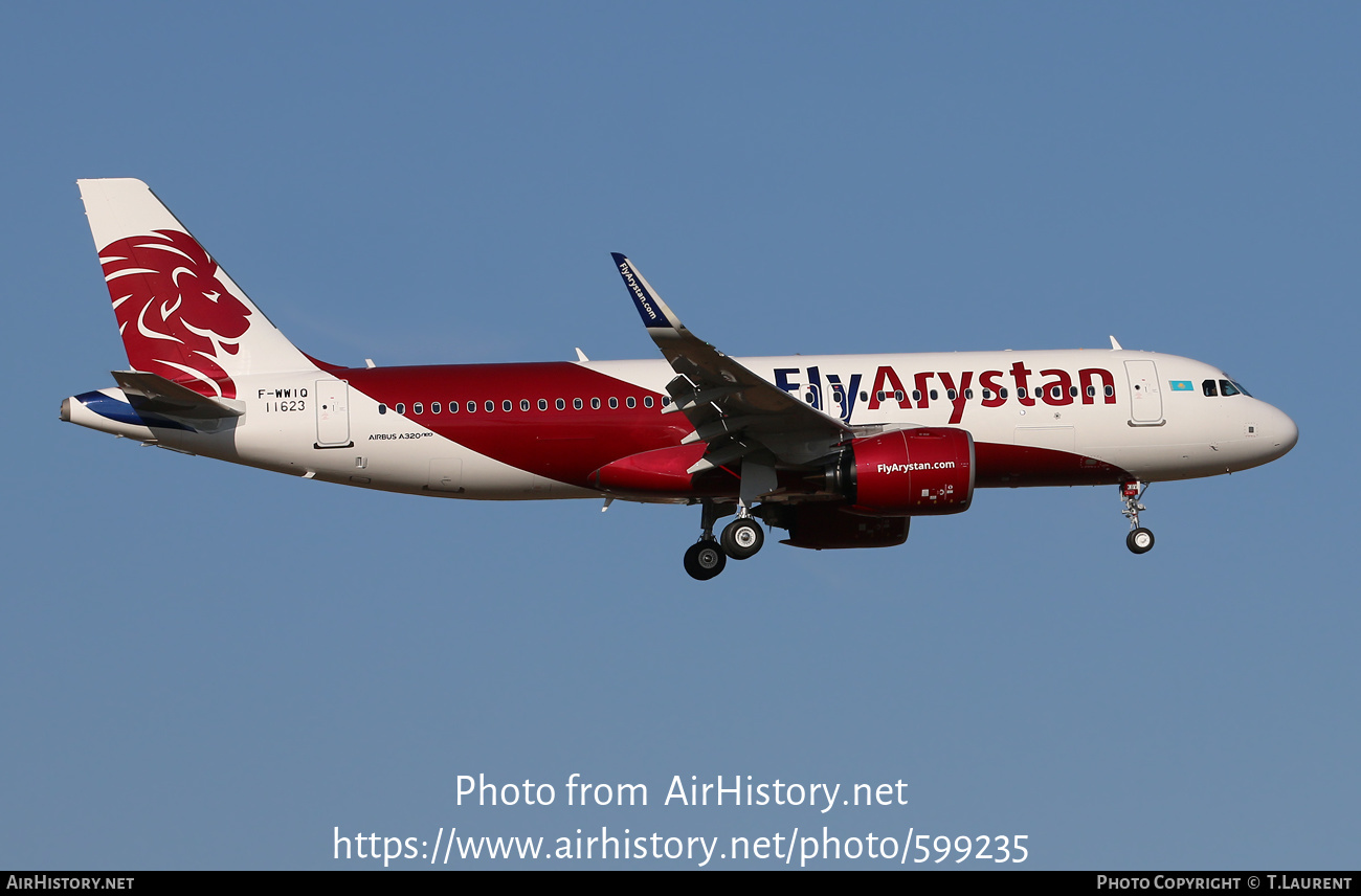 Aircraft Photo of F-WWIQ | Airbus A320-271N | FlyArystan | AirHistory.net #599235