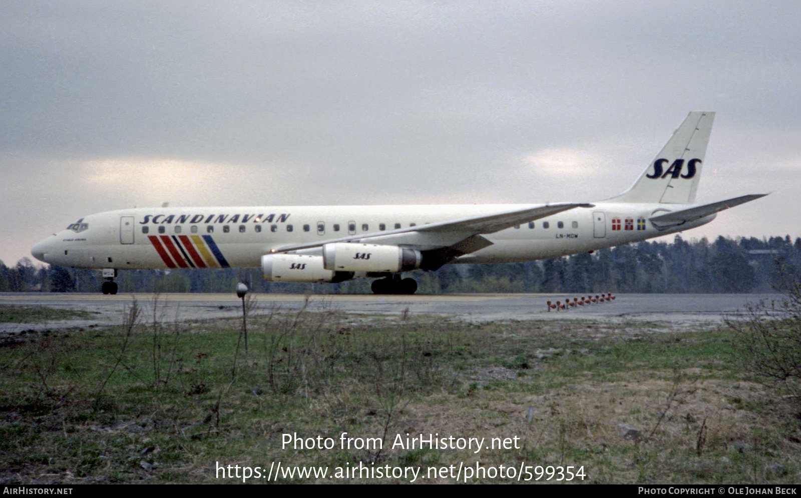 Aircraft Photo of LN-MOW | McDonnell Douglas DC-8-62 | Scandinavian Airlines - SAS | AirHistory.net #599354