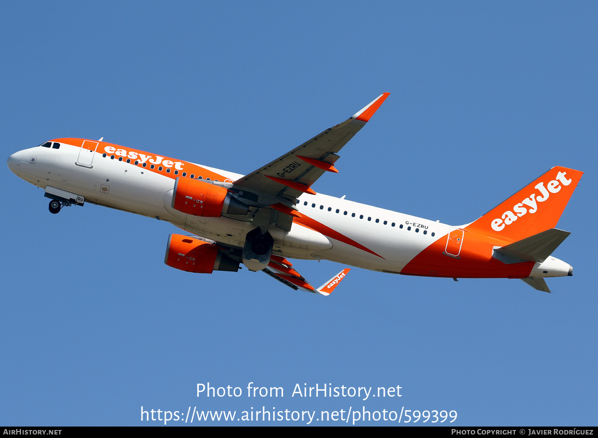 Aircraft Photo of G-EZRU | Airbus A320-214 | EasyJet | AirHistory.net #599399