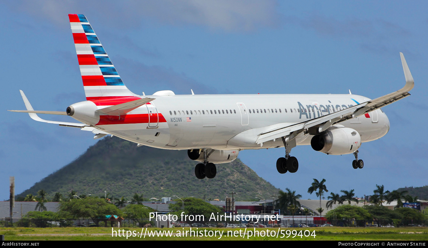 Aircraft Photo of N150NN | Airbus A321-231 | American Airlines | AirHistory.net #599404