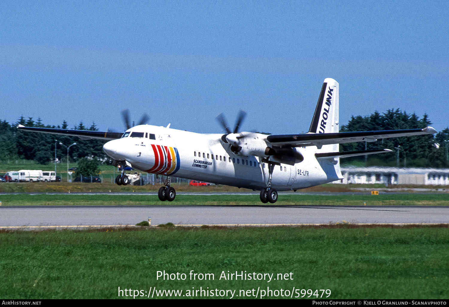 Aircraft Photo of SE-LFR | Fokker 50 | Scandinavian Commuter - Eurolink | AirHistory.net #599479