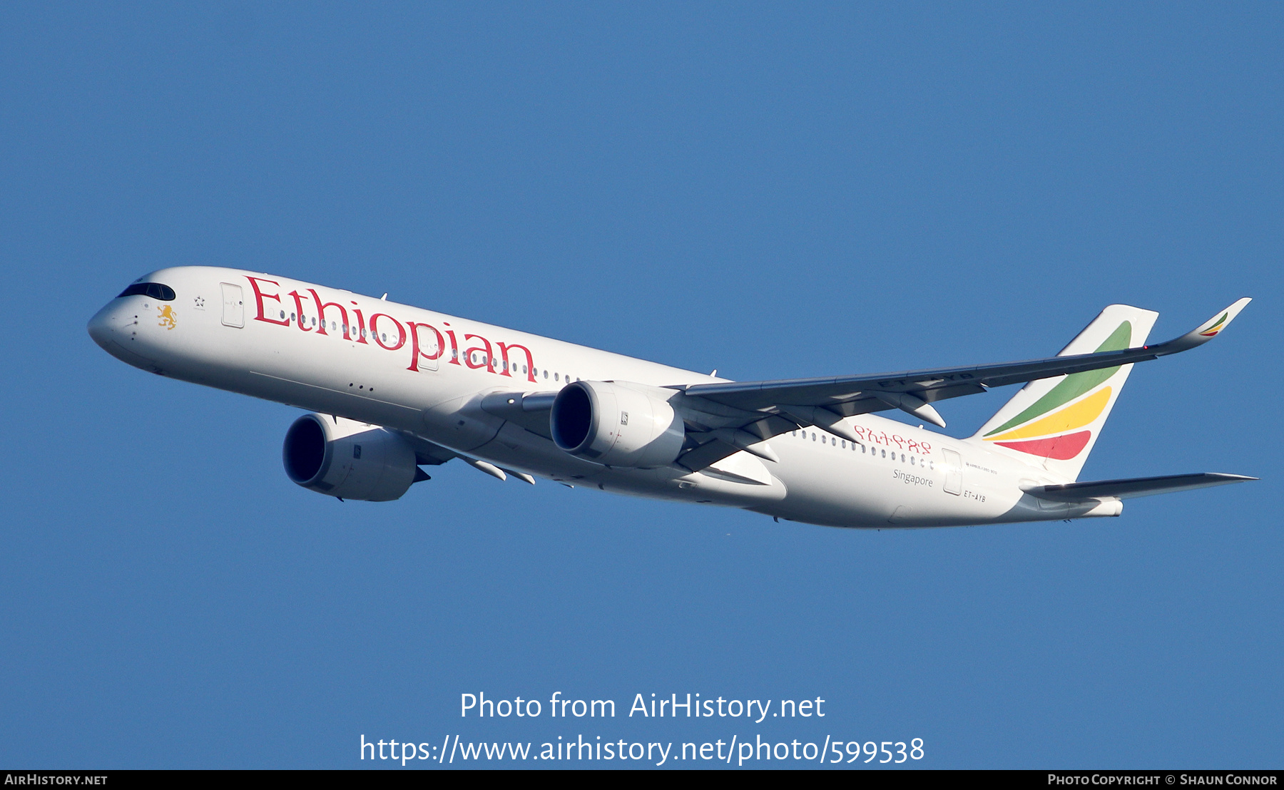 Aircraft Photo of ET-AYB | Airbus A350-941 | Ethiopian Airlines | AirHistory.net #599538