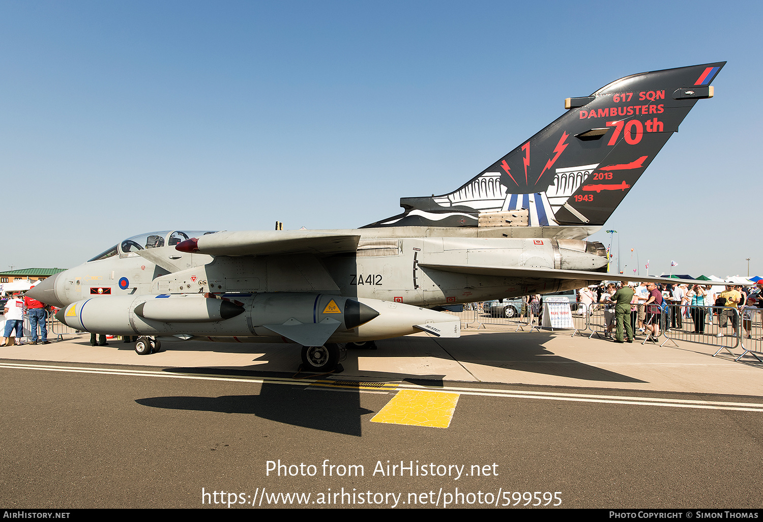 Aircraft Photo of ZA412 | Panavia Tornado GR4 | UK - Air Force | AirHistory.net #599595