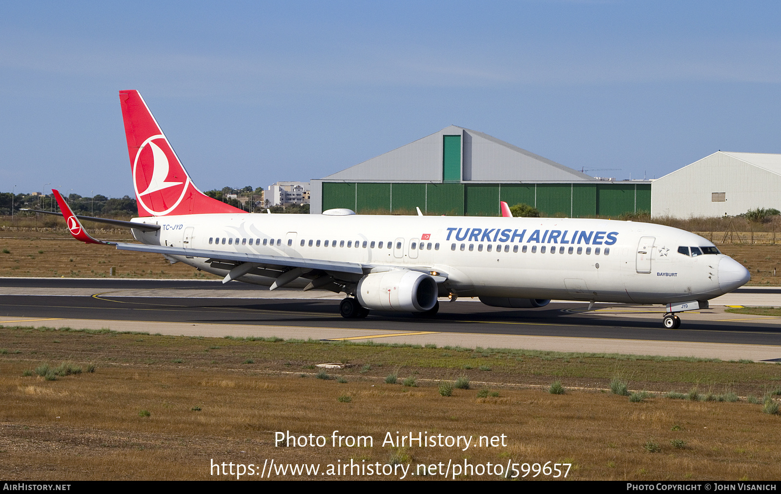 Aircraft Photo of TC-JYD | Boeing 737-9F2/ER | Turkish Airlines | AirHistory.net #599657