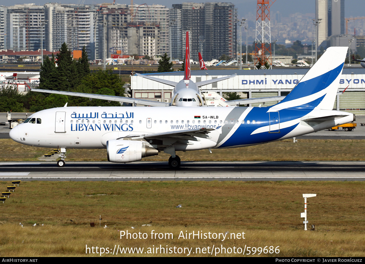 Aircraft Photo of 5A-WLB | Airbus A319-112 | Libyan Wings | AirHistory.net #599686