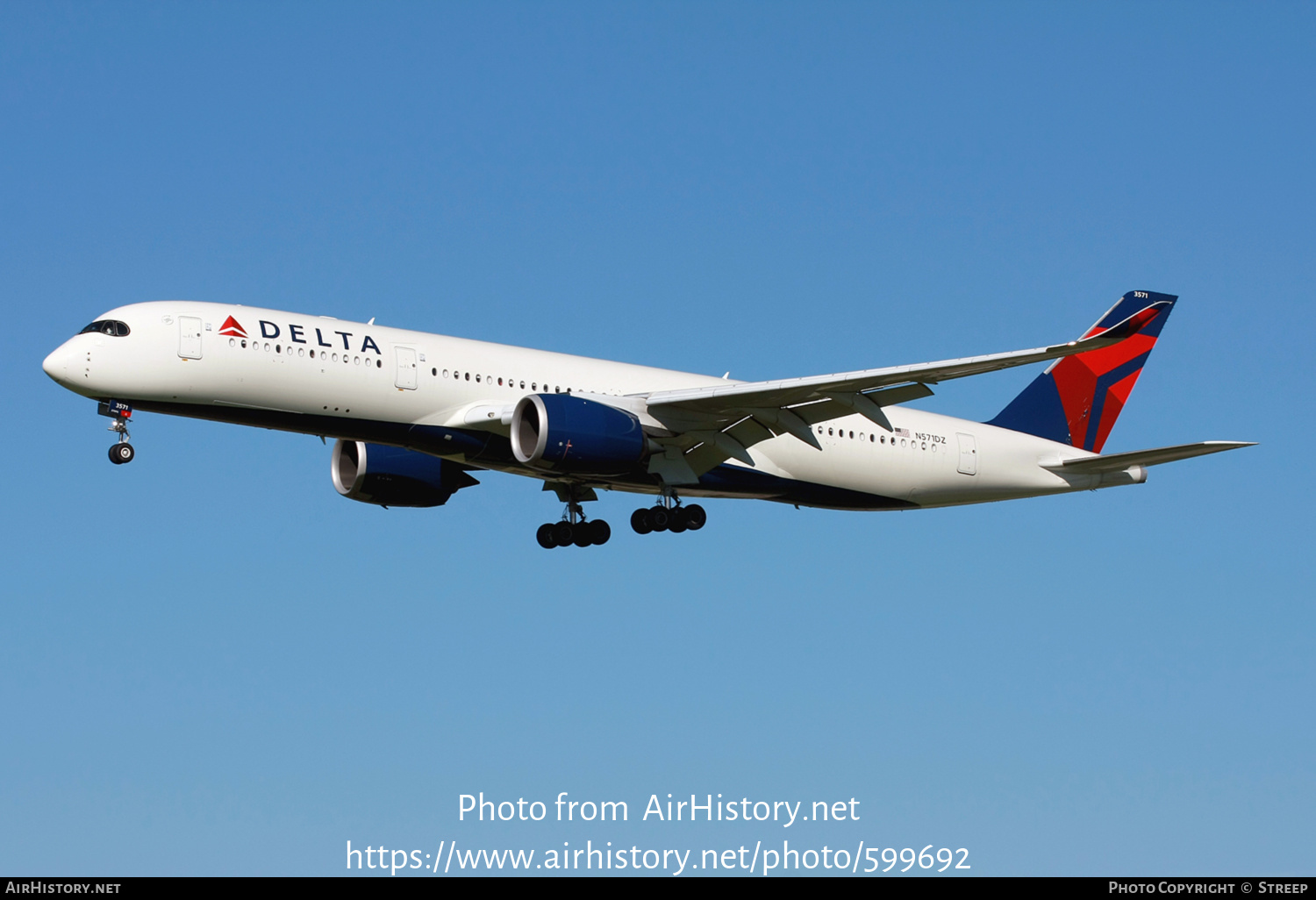 Aircraft Photo of N571DZ | Airbus A350-941 | Delta Air Lines | AirHistory.net #599692