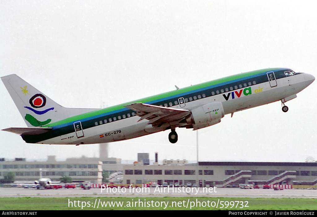 Aircraft Photo of EC-279 | Boeing 737-348 | Viva Air | AirHistory.net #599732