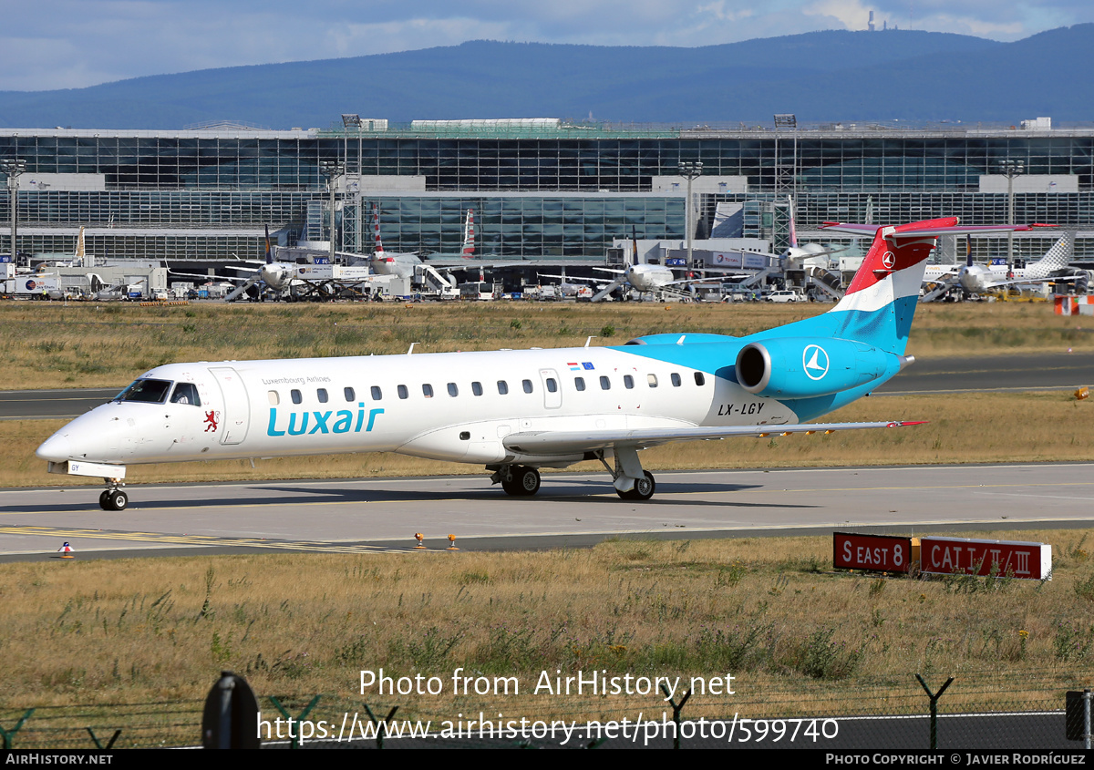 Aircraft Photo of LX-LGY | Embraer ERJ-145LU (EMB-145LU) | Luxair | AirHistory.net #599740