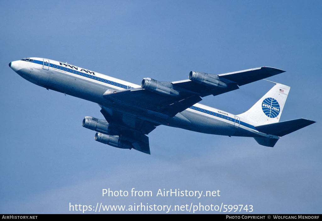 Aircraft Photo of N408PA | Boeing 707-321B | Pan American World Airways - Pan Am | AirHistory.net #599743