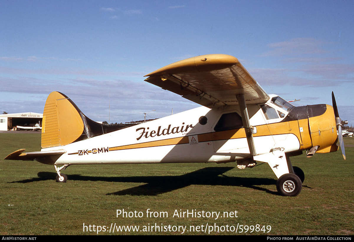 Aircraft Photo of ZK-CMW | De Havilland Canada DHC-2 Beaver Mk1 | Fieldair | AirHistory.net #599849