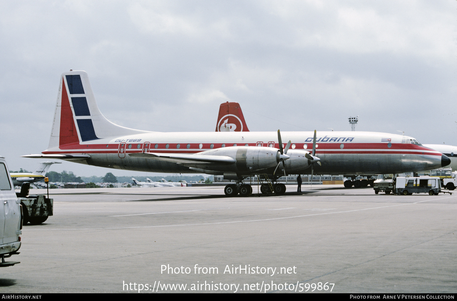 Aircraft Photo of CU-T669 | Bristol 175 Britannia 318 | Cubana | AirHistory.net #599867