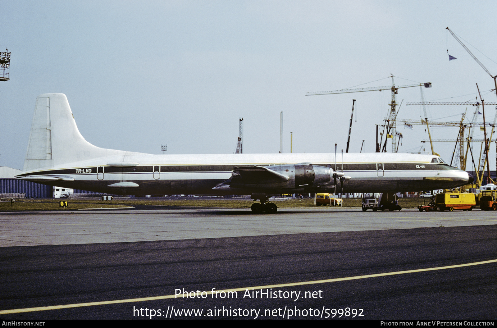 Aircraft Photo of TR-LVO | Canadair CL-44D4-2 | AirHistory.net #599892