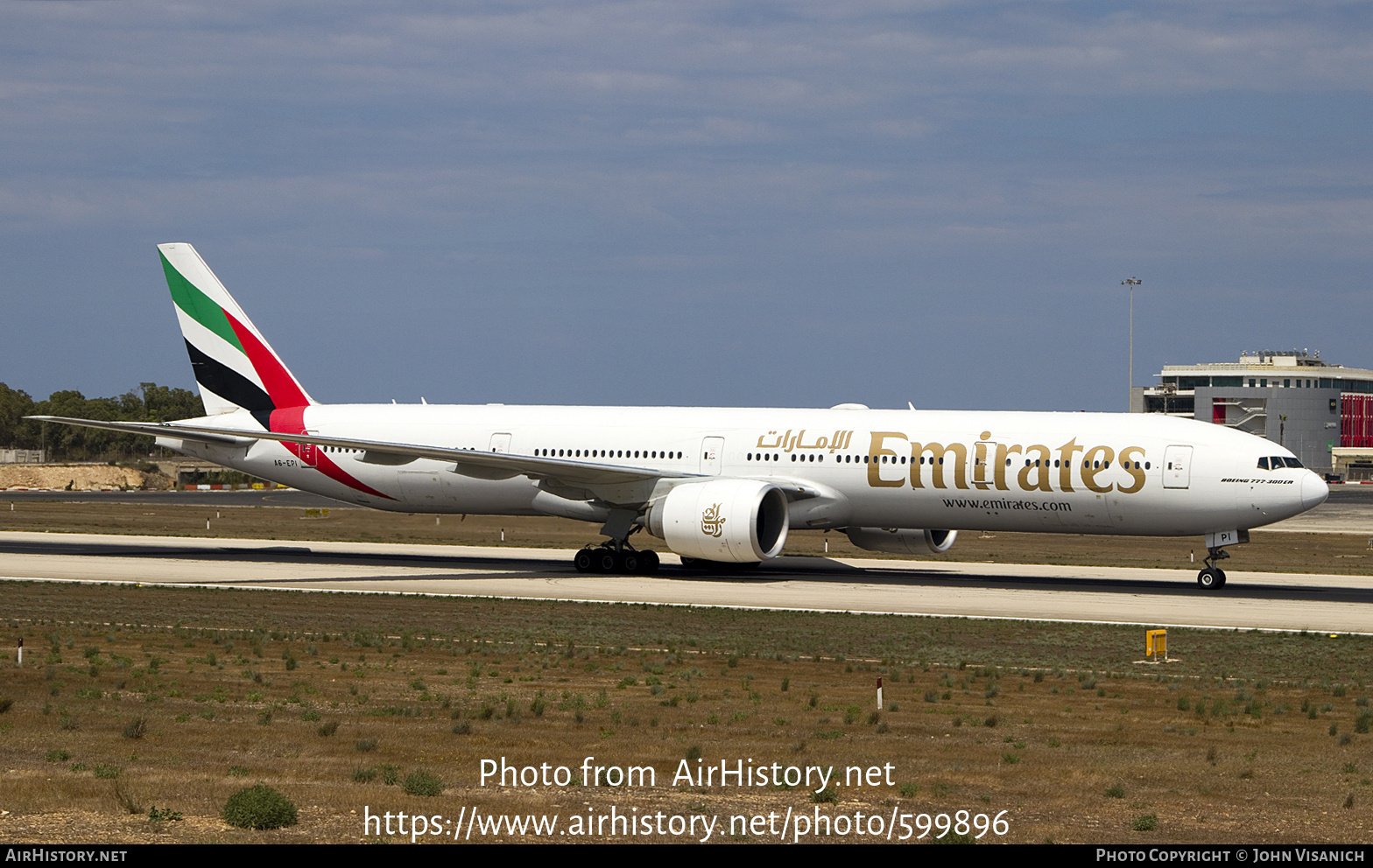 Aircraft Photo of A6-EPI | Boeing 777-31H/ER | Emirates | AirHistory.net #599896