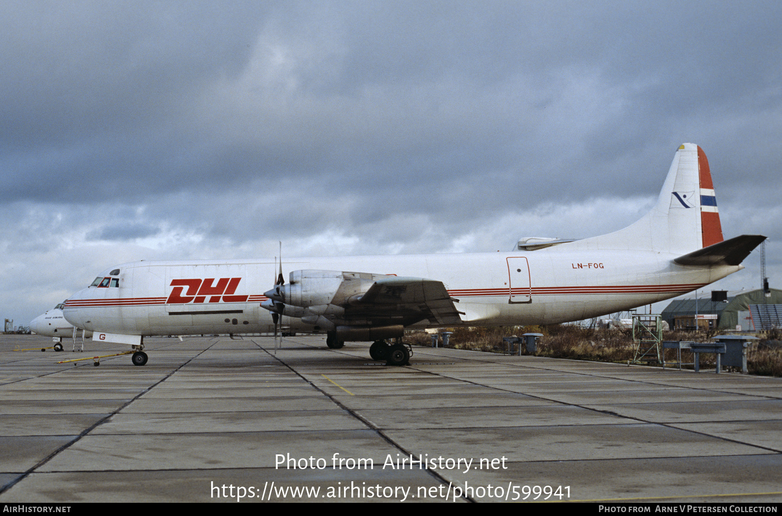 Aircraft Photo of LN-FOG | Lockheed L-188A(F) Electra | DHL Worldwide Express | AirHistory.net #599941