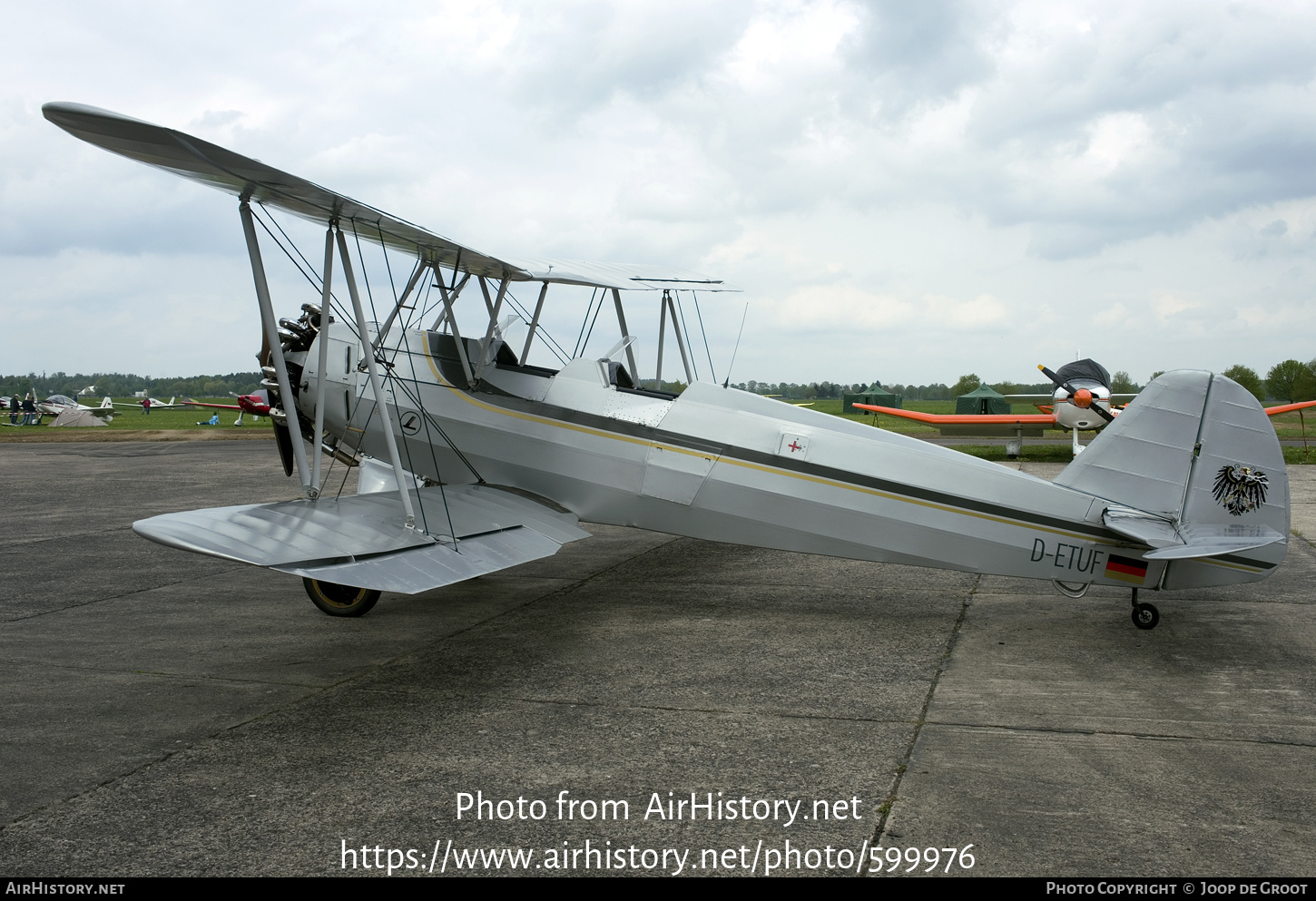 Aircraft Photo of D-ETUF | Focke-Wulf Fw-44J Stieglitz | AirHistory.net #599976