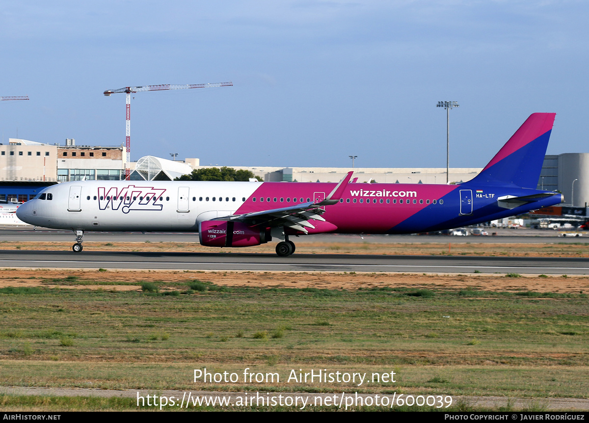 Aircraft Photo of HA-LTF | Airbus A321-231 | Wizz Air | AirHistory.net #600039