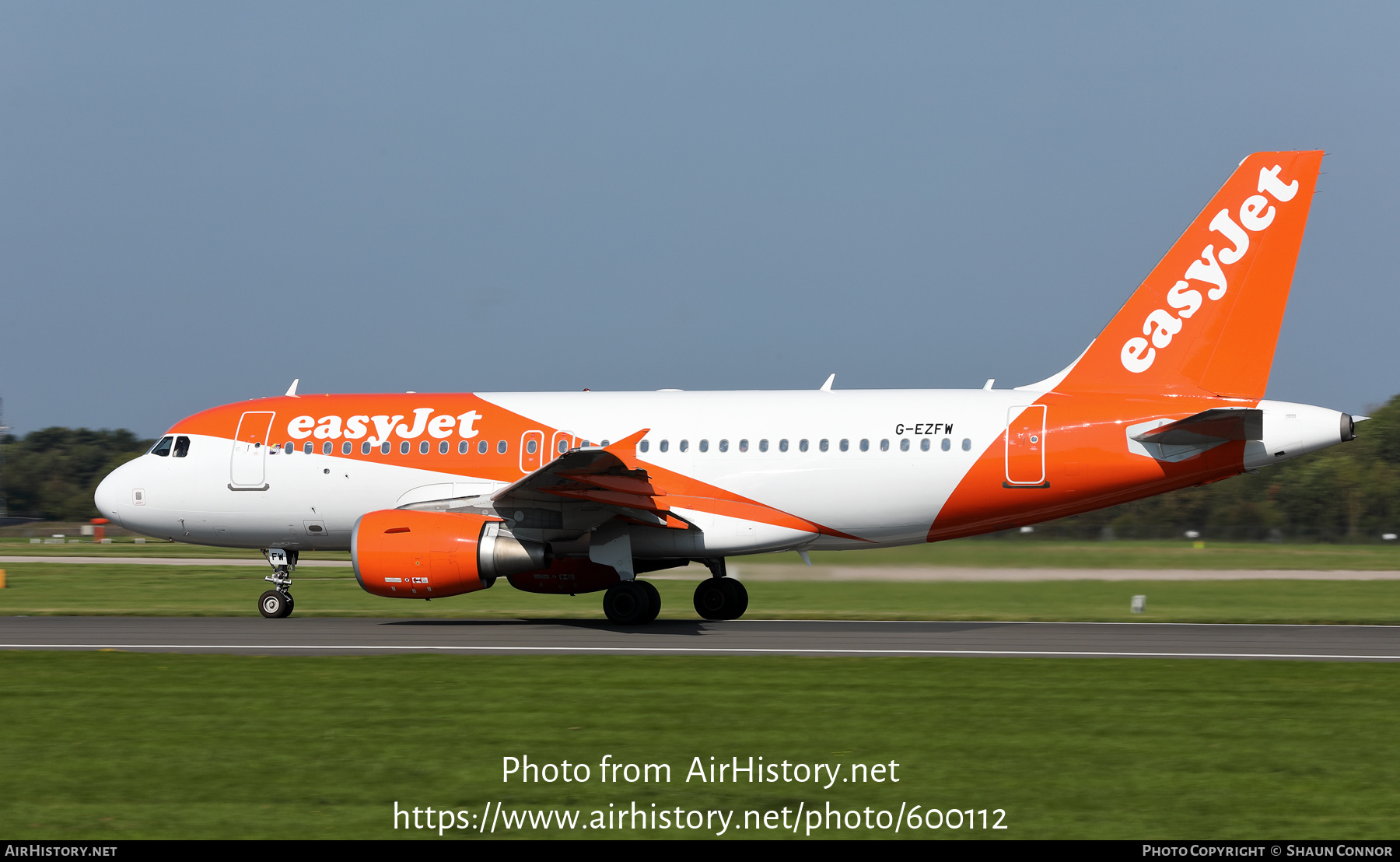 Aircraft Photo of G-EZFW | Airbus A319-111 | EasyJet | AirHistory.net #600112