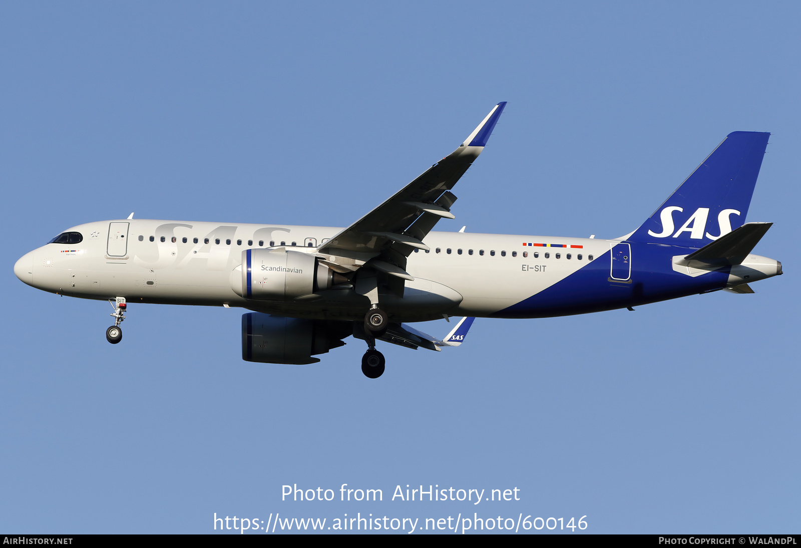 Aircraft Photo of EI-SIT | Airbus A320-251N | Scandinavian Airlines - SAS | AirHistory.net #600146