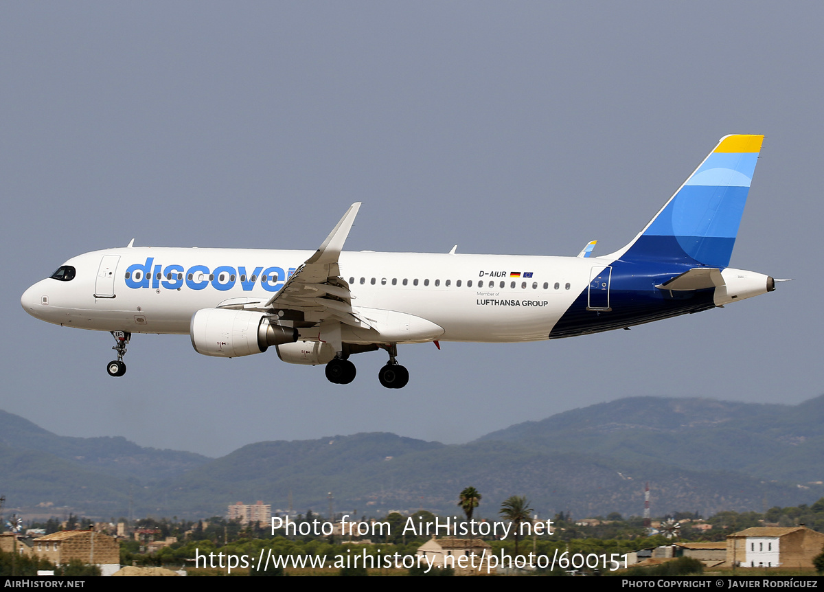 Aircraft Photo of D-AIUR | Airbus A320-214 | Discover Airlines | AirHistory.net #600151