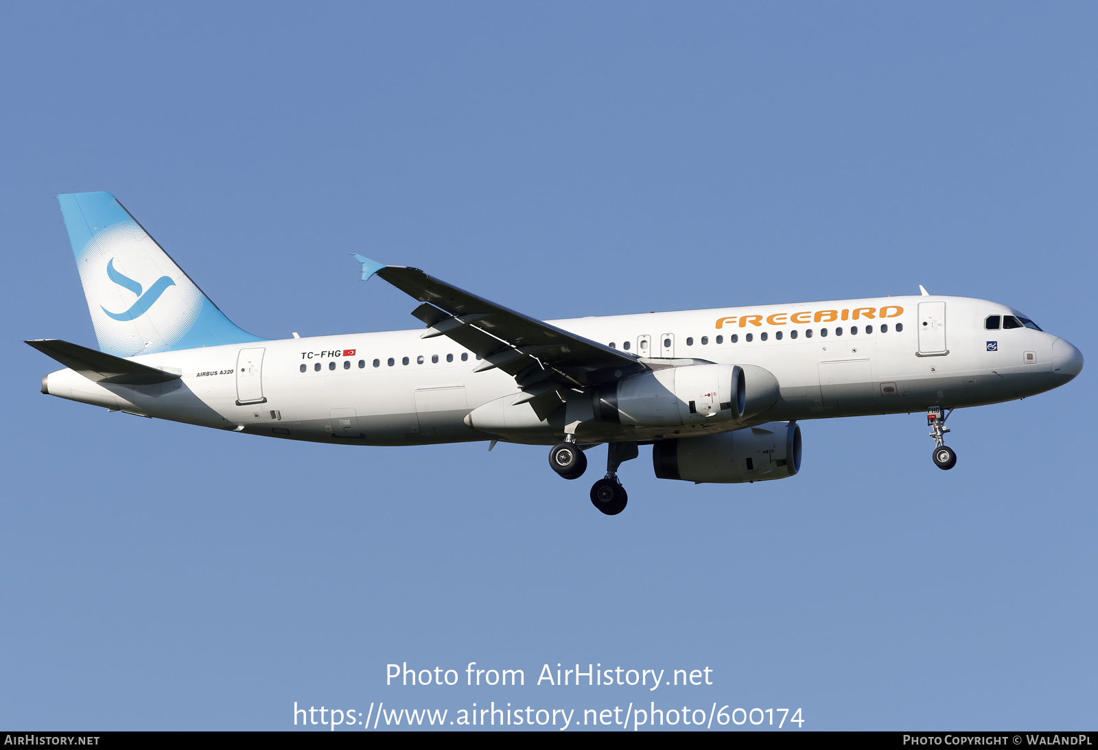 Aircraft Photo of TC-FHG | Airbus A320-232 | Freebird Airlines | AirHistory.net #600174