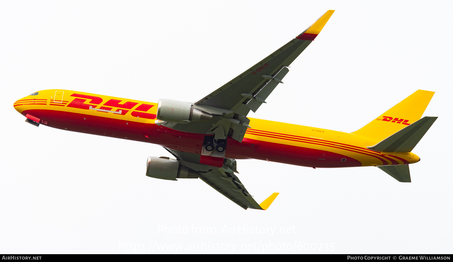 Aircraft Photo of G-DHLR | Boeing 767-316/ER(BCF) | DHL International | AirHistory.net #600235