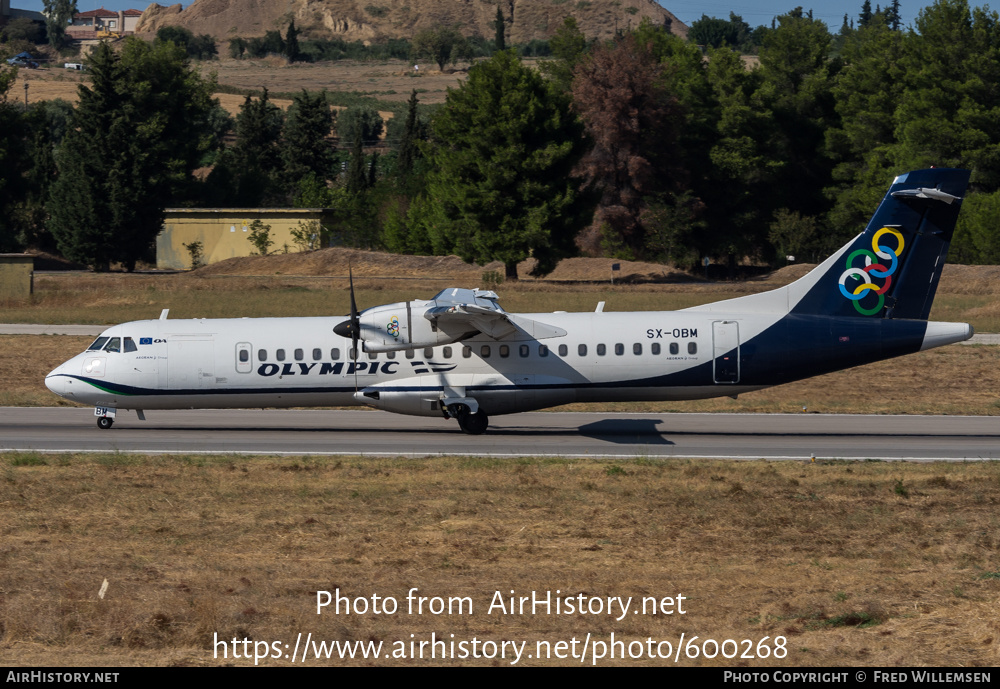 Aircraft Photo of SX-OBM | ATR ATR-72-600 (ATR-72-212A) | Olympic | AirHistory.net #600268