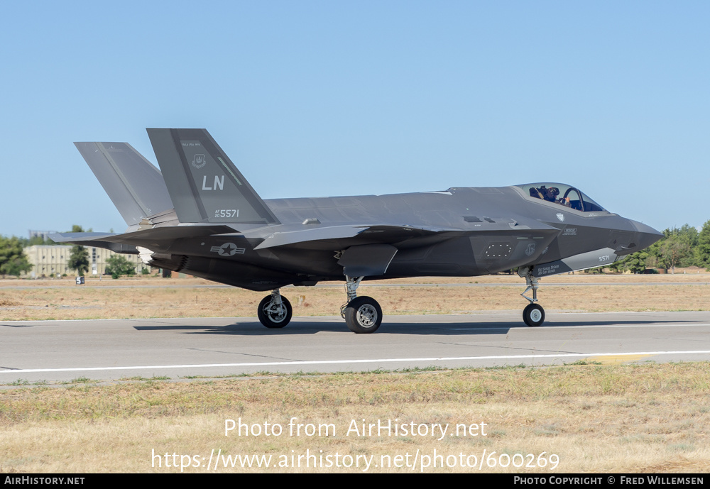 Aircraft Photo of 20-5571 / AF20-5571 | Lockheed Martin F-35A Lightning II | USA - Air Force | AirHistory.net #600269