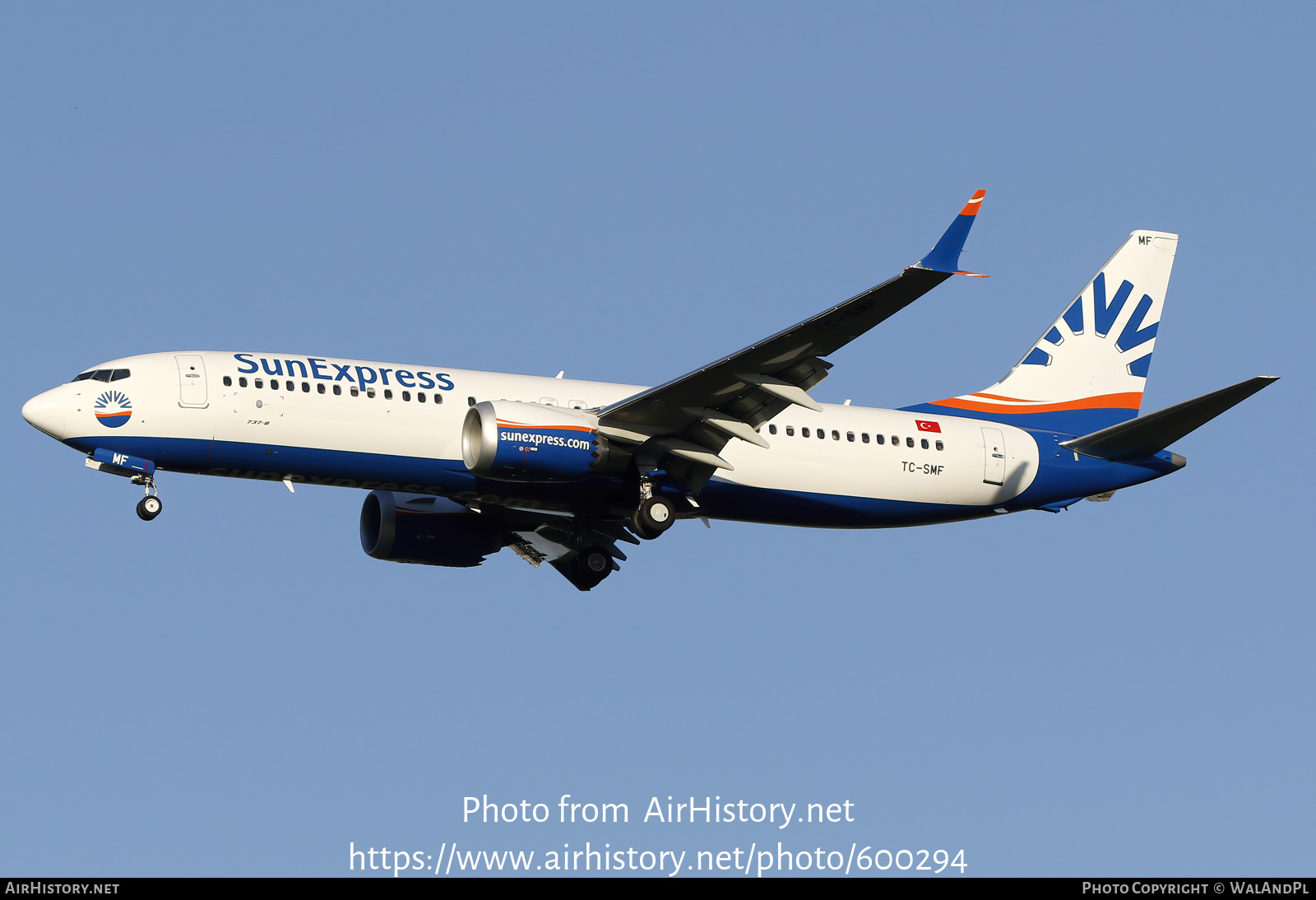 Aircraft Photo of TC-SMF | Boeing 737-8 Max 8 | SunExpress | AirHistory.net #600294