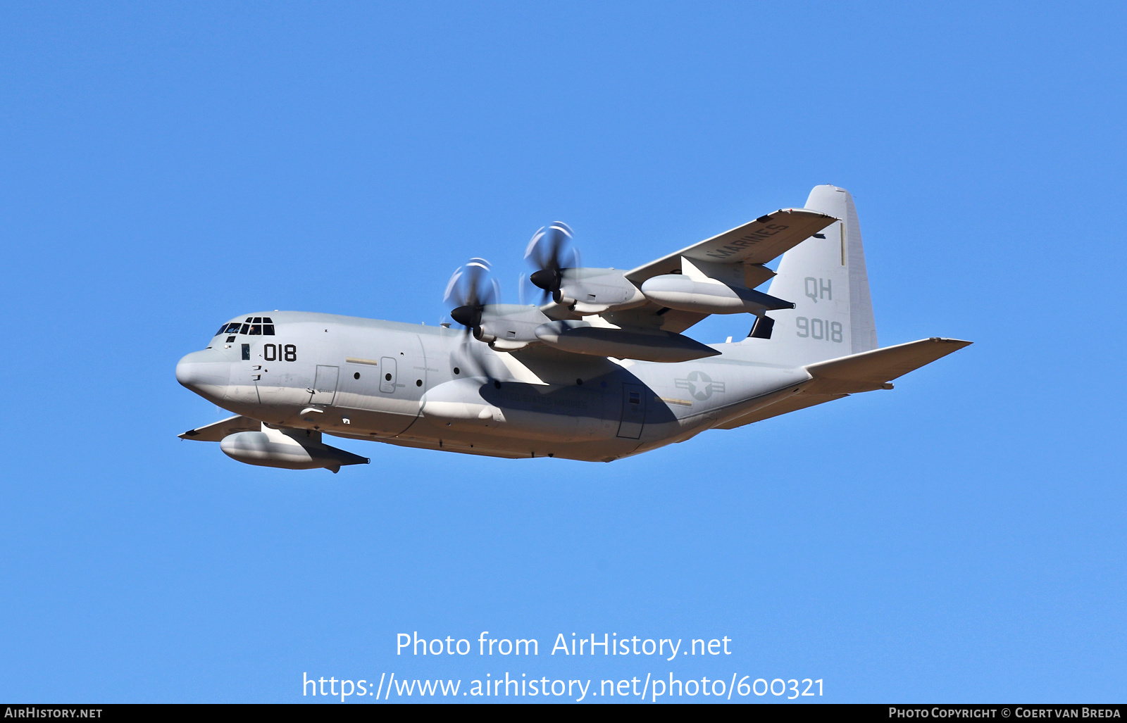 Aircraft Photo of 169018 / 9018 | Lockheed Martin KC-130J Hercules | USA - Marines | AirHistory.net #600321