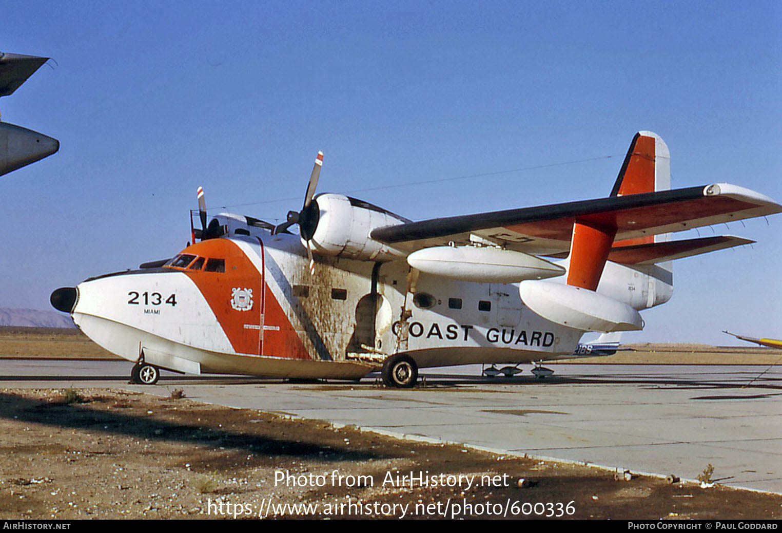 Aircraft Photo of 2134 | Grumman HU-16E Albatross | USA - Coast Guard | AirHistory.net #600336