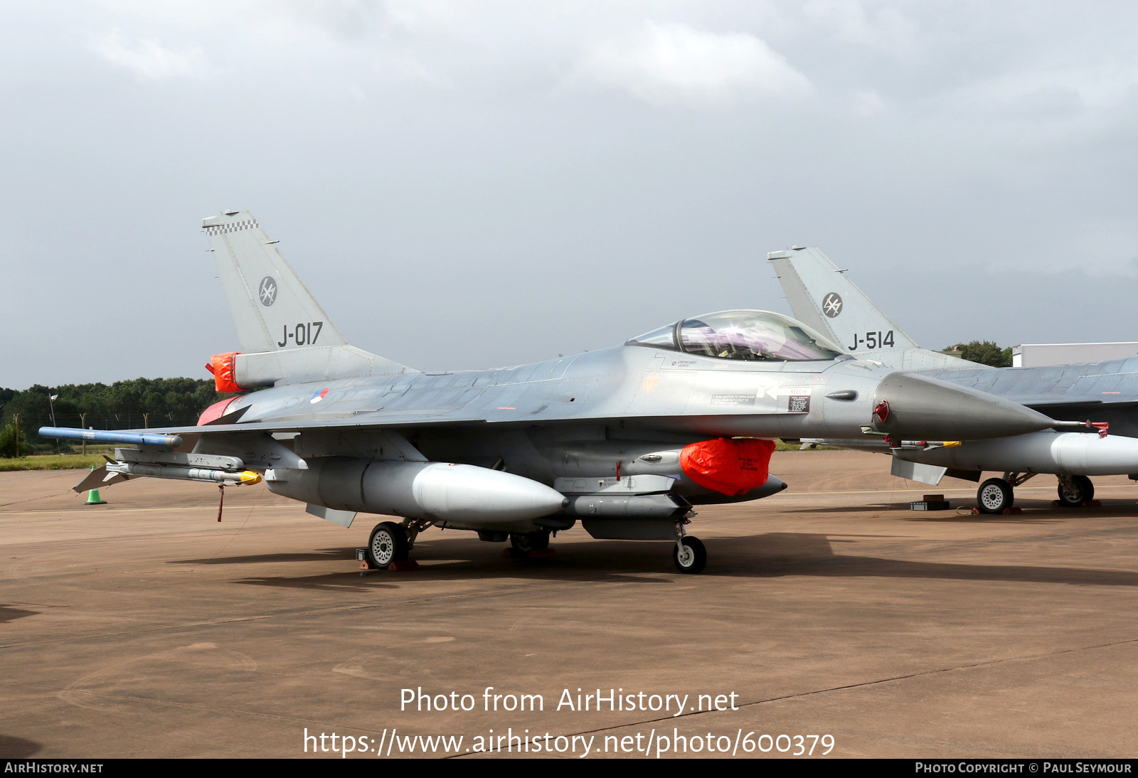 Aircraft Photo of J-017 | General Dynamics F-16AM Fighting Falcon | Netherlands - Air Force | AirHistory.net #600379