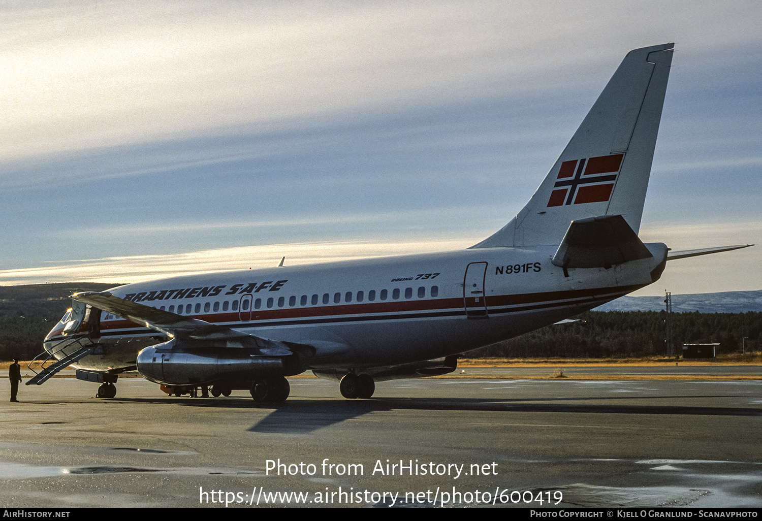 Aircraft Photo of N891FS | Boeing 737-205/Adv | Braathens SAFE | AirHistory.net #600419