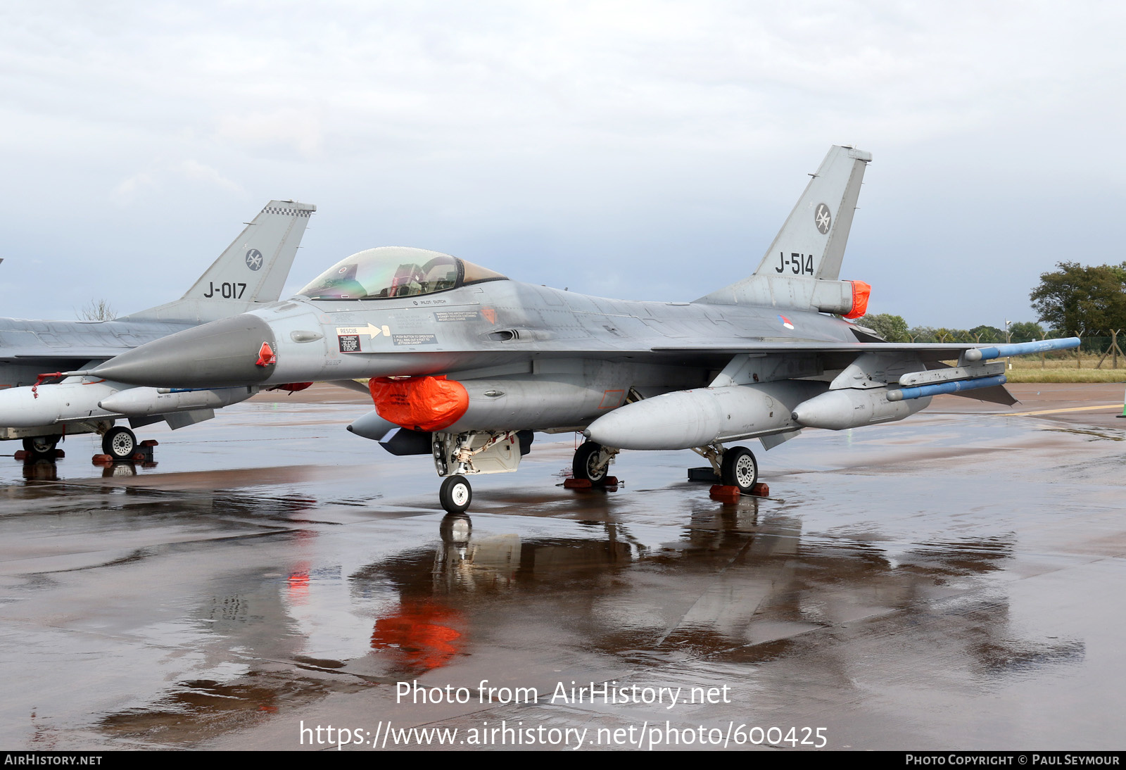 Aircraft Photo of J-514 | General Dynamics F-16AM Fighting Falcon | Netherlands - Air Force | AirHistory.net #600425