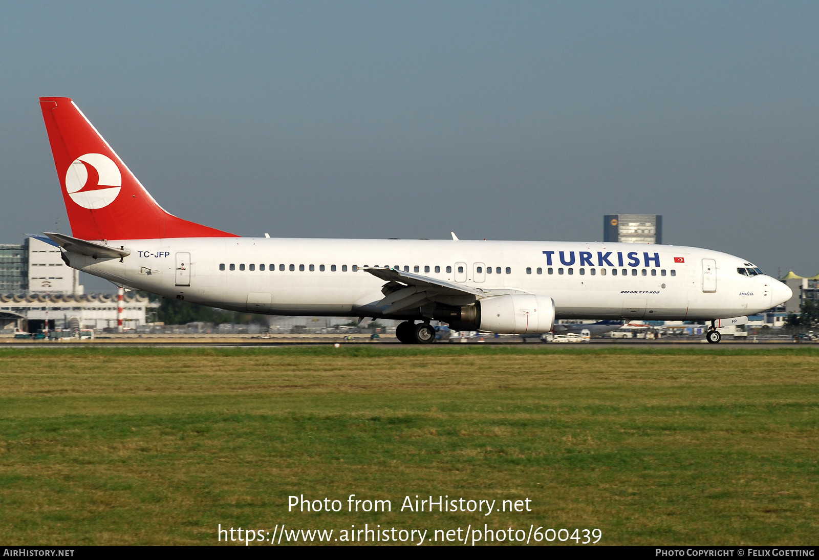 Aircraft Photo of TC-JFP | Boeing 737-8F2 | Turkish Airlines | AirHistory.net #600439