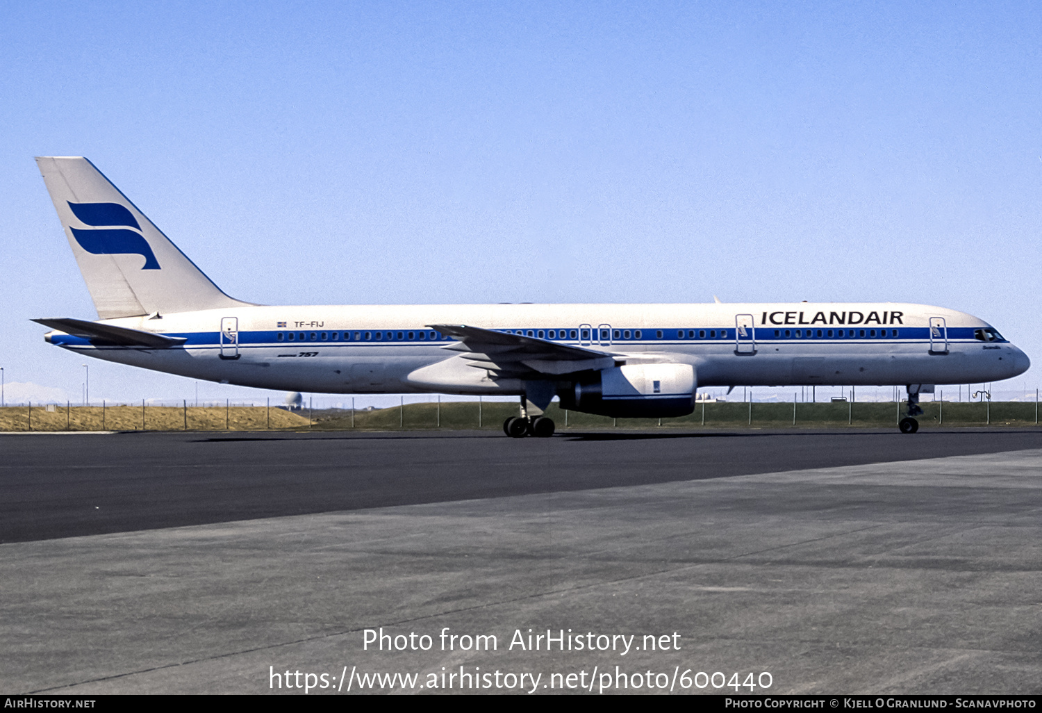 Aircraft Photo of TF-FIJ | Boeing 757-208 | Icelandair | AirHistory.net #600440