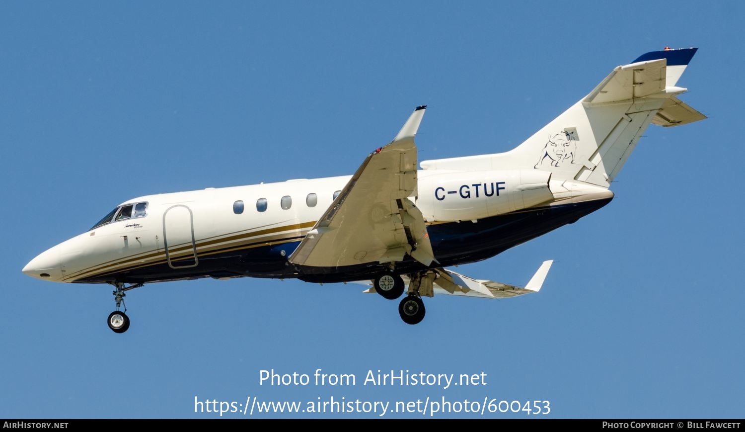 Aircraft Photo of C-GTUF | Raytheon Hawker 850XP | AirHistory.net #600453