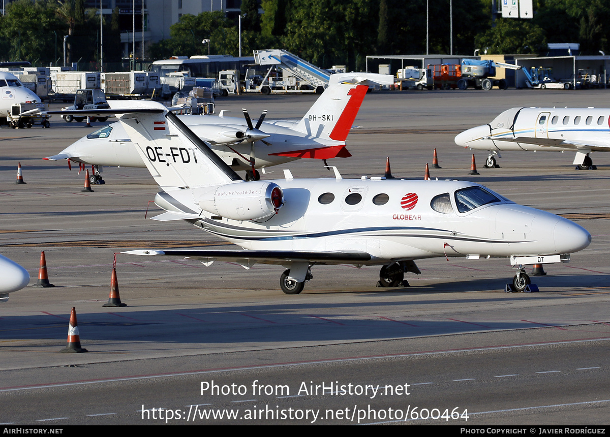 Aircraft Photo of OE-FDT | Cessna 510 Citation Mustang | GlobeAir | AirHistory.net #600464