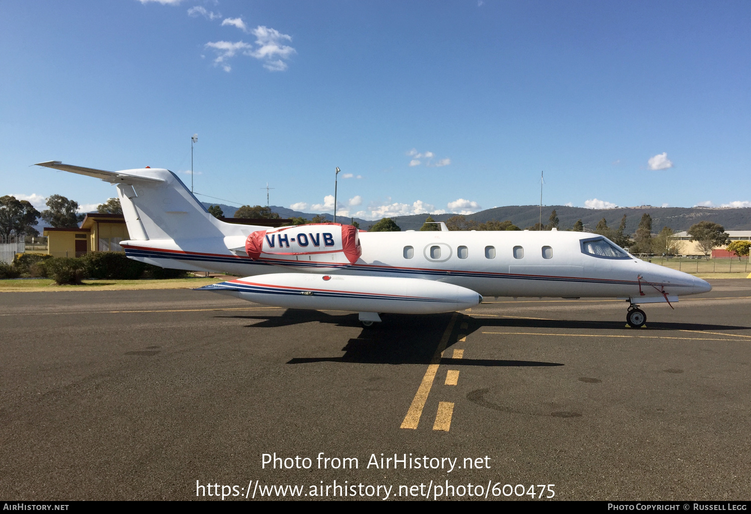 Aircraft Photo of VH-OVB | Gates Learjet 35A | AirHistory.net #600475