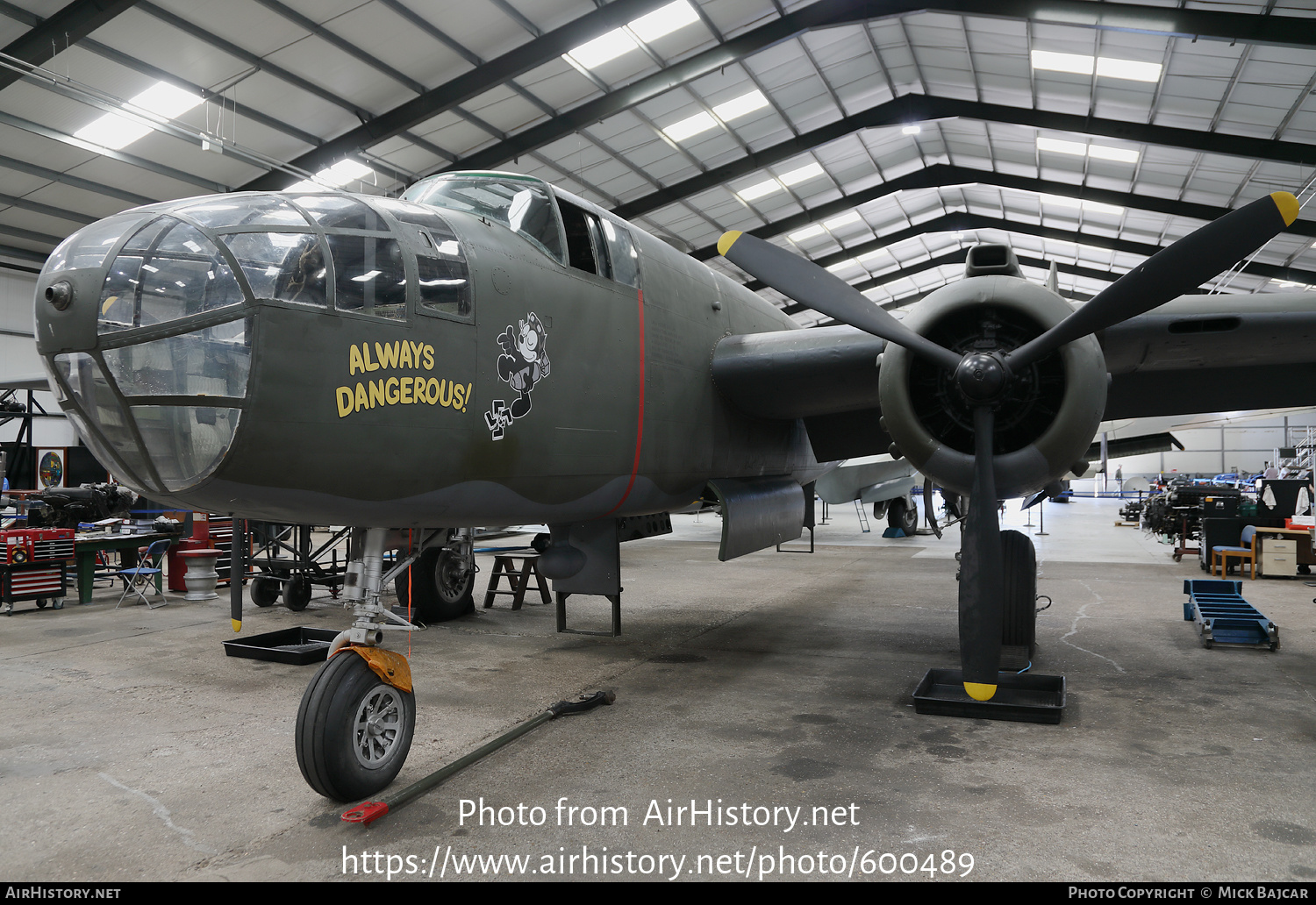 Aircraft Photo of 43-4037 | North American B-25J Mitchell | USA - Air Force | AirHistory.net #600489