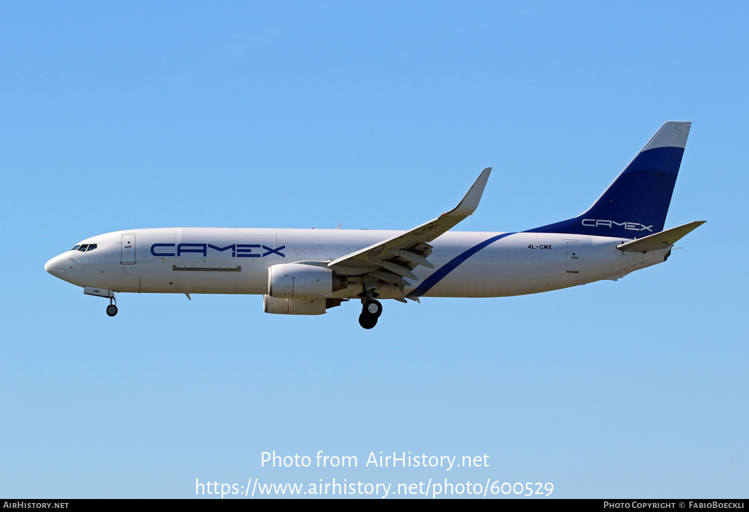 Aircraft Photo of 4L-CMX | Boeing 737-8AS(BCF) | Camex Airlines | AirHistory.net #600529