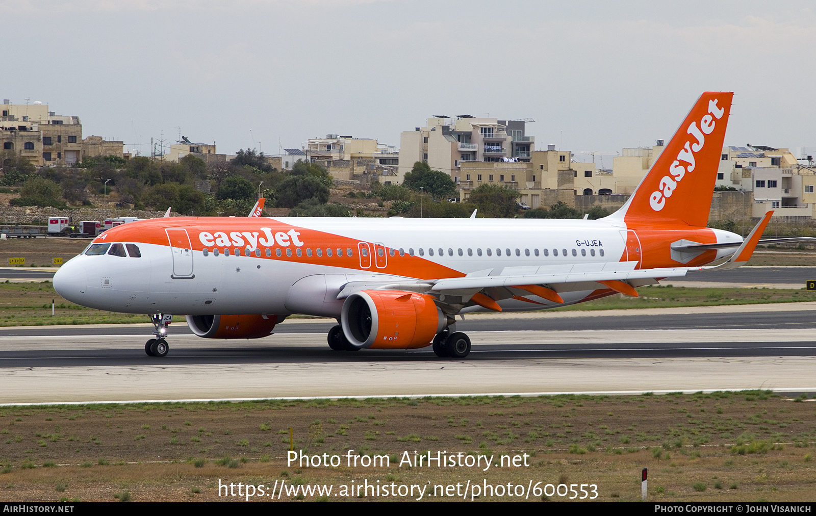 Aircraft Photo of G-UJEA | Airbus A320-251N | EasyJet | AirHistory.net #600553