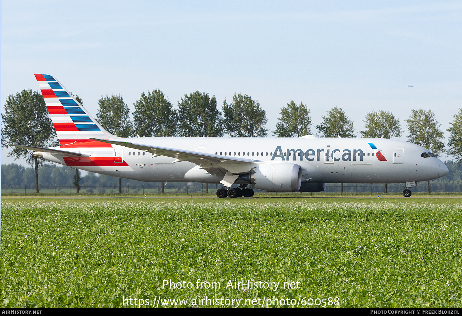 Aircraft Photo of N876AL | Boeing 787-8 Dreamliner | American Airlines | AirHistory.net #600588